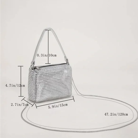 Rhinestone purse - Picture 2 of 4